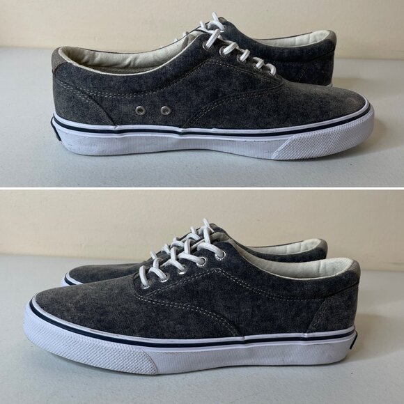 Sperry Top-Sider Mens Striper Sneakers Size 8 M - Picture 4 of 16